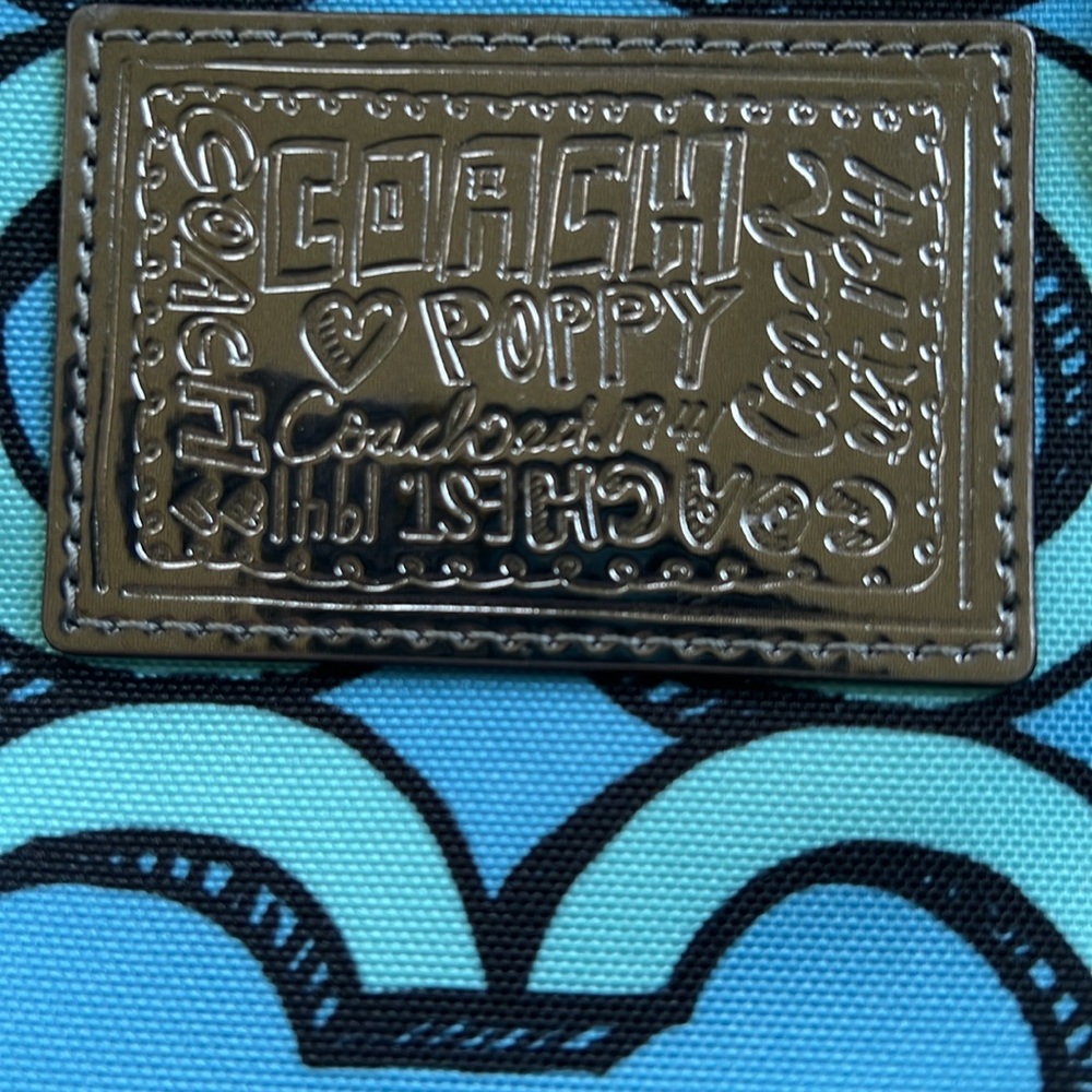 Coach Poppy 3D Op Art Glam Tote Purse Handbag Style 14983 - Picture 3 of 8